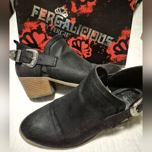 Fergalicious Black Ankle Boots